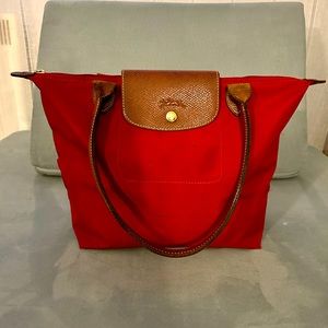 Red Longchamp Le Pliage